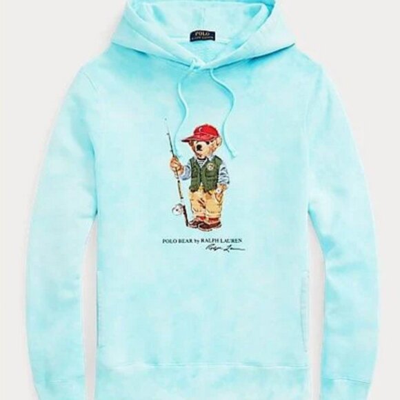 Polo Ralph Lauren Other - Ralph Lauren Tie Dye Preppy Fishing Bear Hooded Sweatshirt Retails $198 NWT